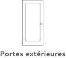 portes extérieures